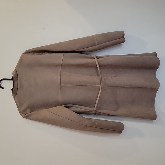 H&M faux suede jacket beige - Picture 3 of 7